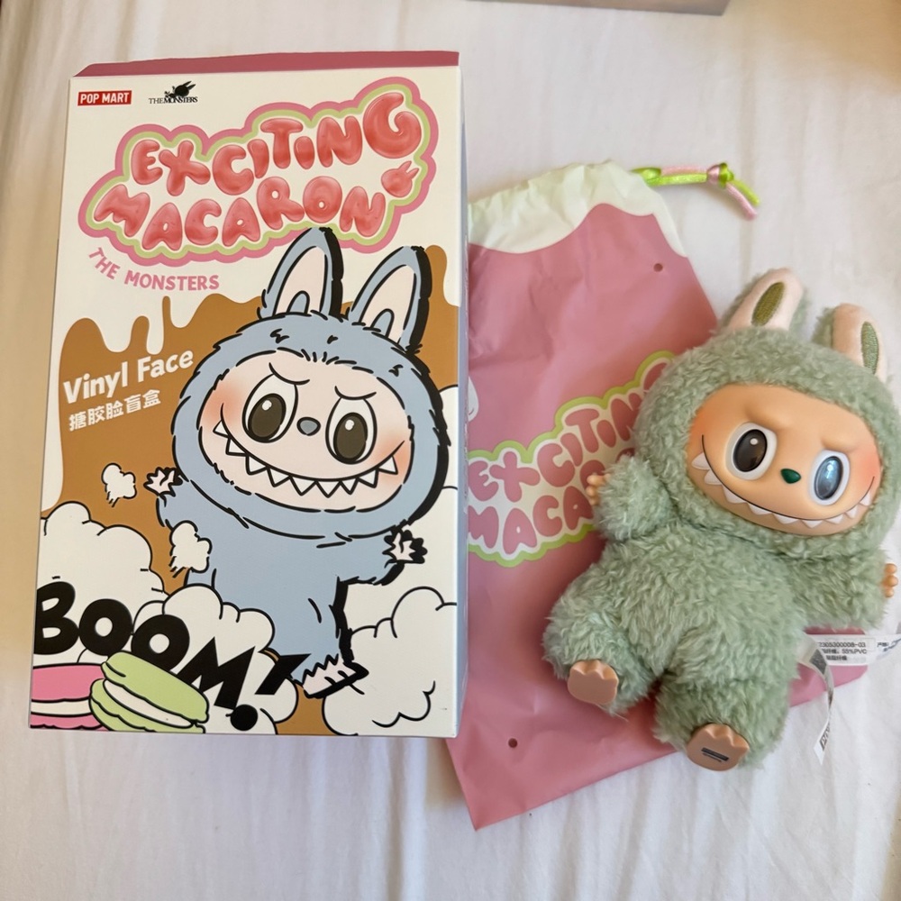 Pop Mart The Monsters Exciting Macaron Labubu - Green Grape